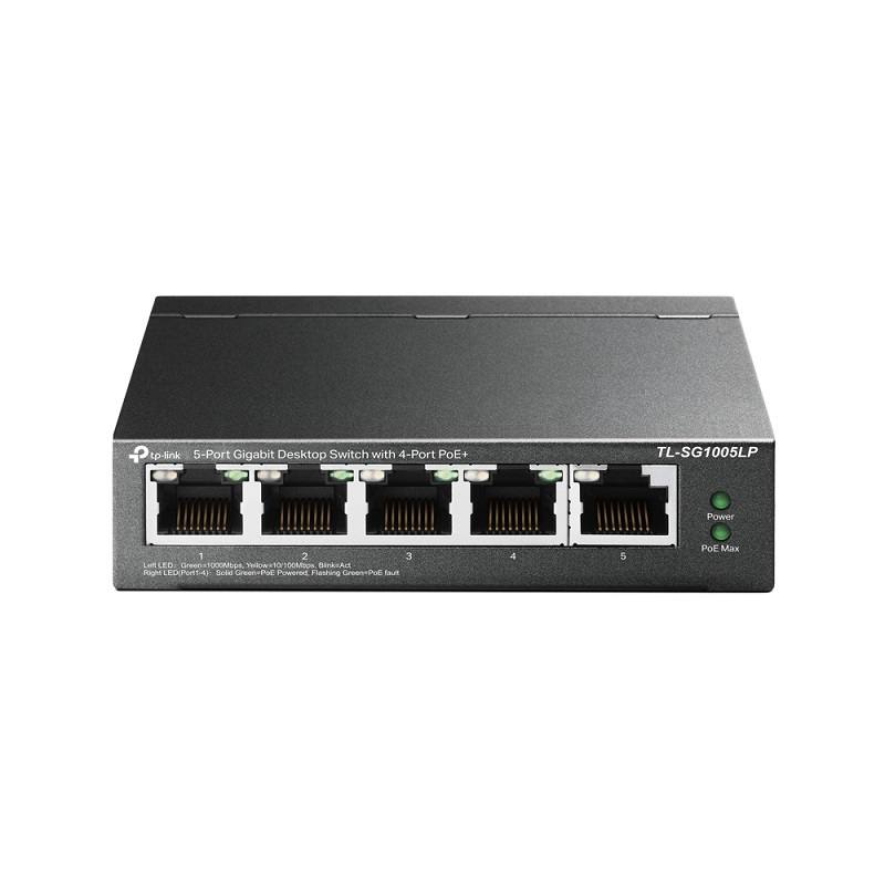 Switch Ethernet Layer 2 no gestionable 5 puertos, 10/100/1000Mbps