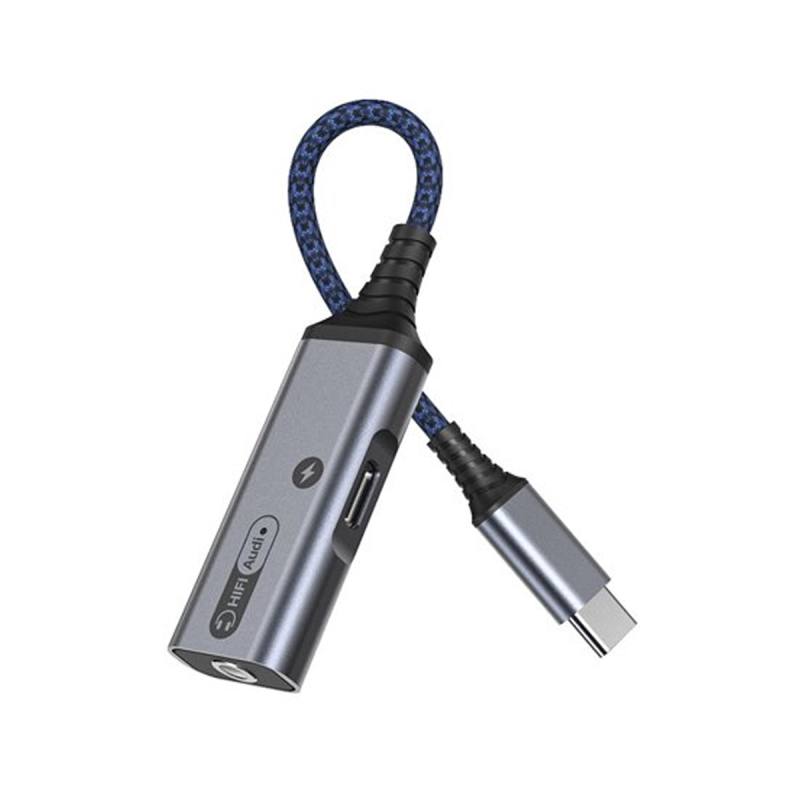 PTYTEC Computer Shop - Adaptador auxiliar 2 en 1, USB tipo C a 3.5 mm, para  cable de auriculares y cargador.