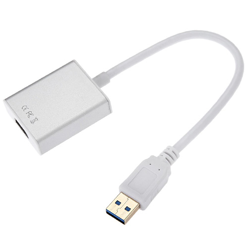 Adaptador USB 3.0 a HDMI, convertidor de vídeo multimonitor para PC  portátil Windows 7/8/10
