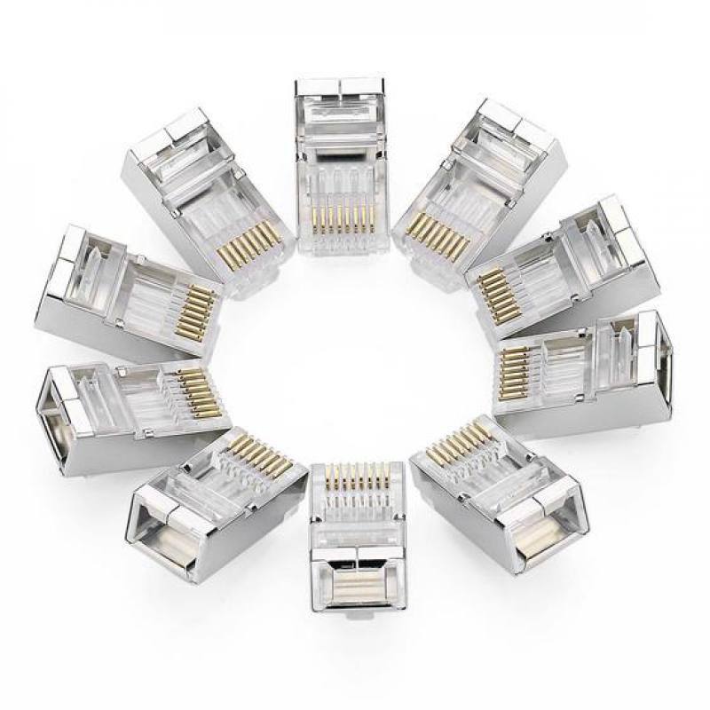 CONECTOR DE RED RJ45, CAT6 PARA CABLE ETHERNET