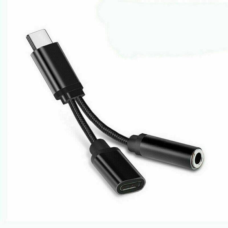 China Personalizado 2 en 1 Adaptador USB-C a auriculares Jack Aux