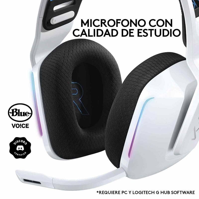 Audífonos Gamer Logitech G733 LIGHTSPEED con micrófono, iluminación RGB,  Inalámbrico USB, Color Negro.