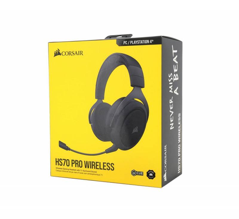 Corsair Auriculares Gaming Inalámbricos HS70 Negro