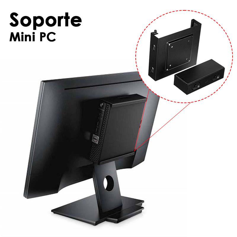 Mini soporte de Monitor VESA para escritorio, Base de Metal