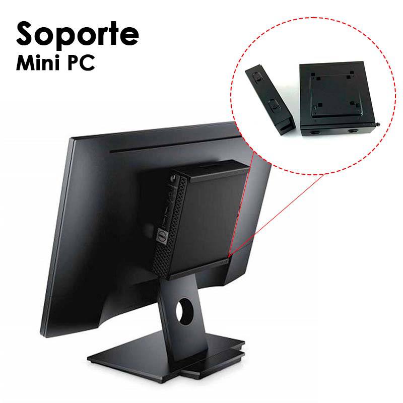 Tooq Soporte VESA para Mini PC - 4 Opciones de Instalacion - Peso Max 5kg - VESA  100x100 - Color Negro > Informática > Periféricos > Soportes para Monitores  / PC
