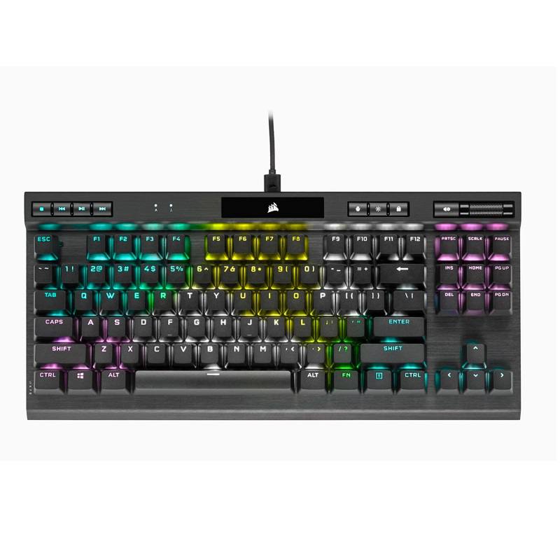 PTYTEC Computer Shop - Teclado Mecánico Gaming CORSAIR K70 RGB MK.2 SE  Cherry MX Blanco, USB.