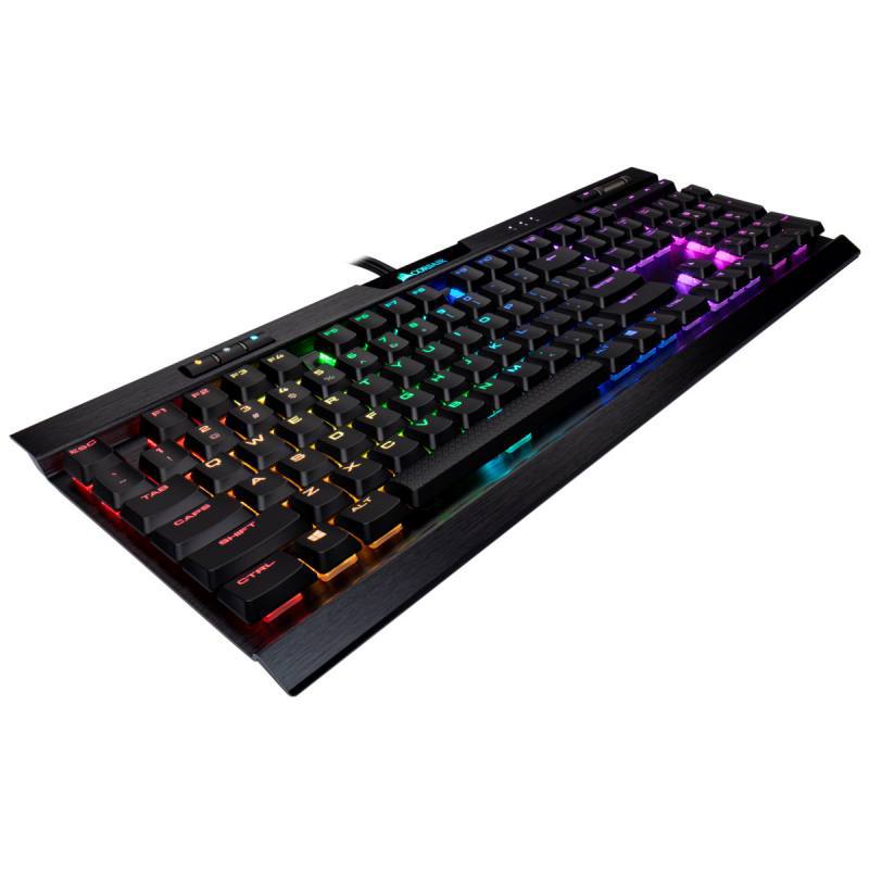 PTYTEC Computer Shop - Teclado Mecánico Gaming CORSAIR K70 RGB MK.2 SE  Cherry MX Blanco, USB.